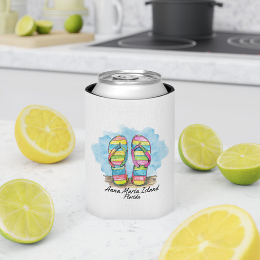 AMI Watercolor Flip Flop Can Cooler