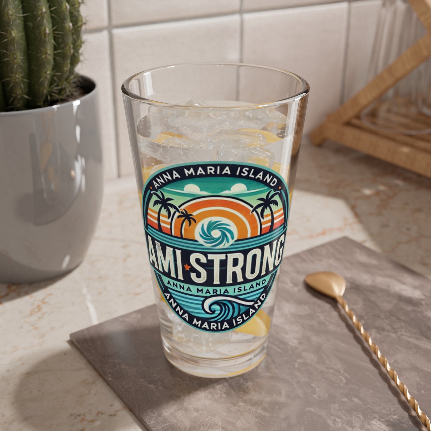 AMI Strong 16oz. Glass