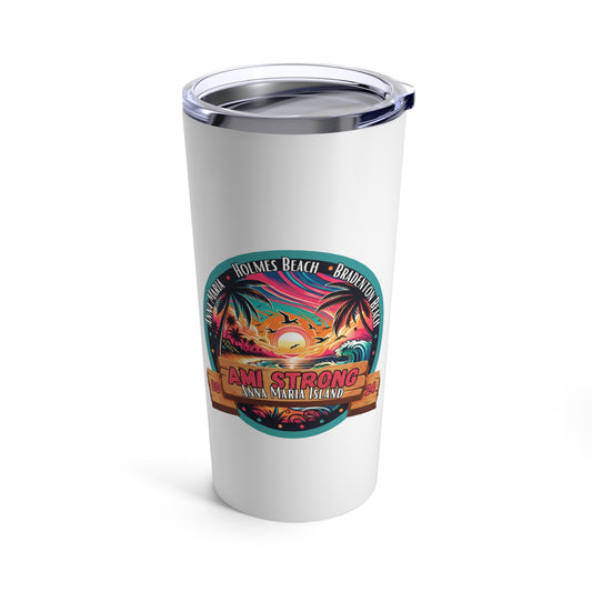 AMI Strong Sunset 20 oz. Stainless Steel Tumbler