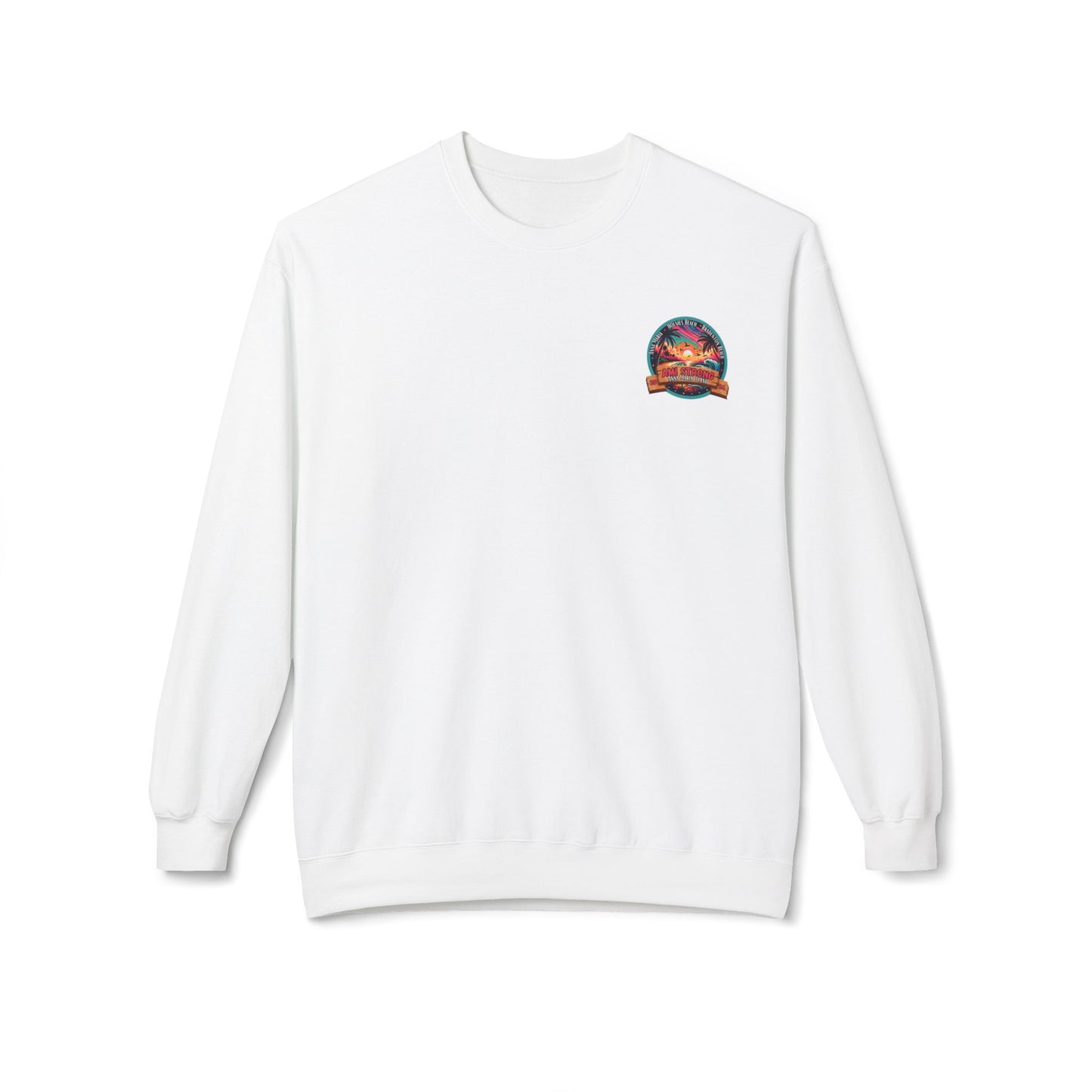 AMI Strong Sunset Dual Sided Crewneck Sweatshirt