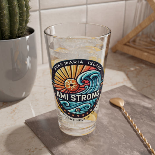 AMI Strong Hurricane Helene 16oz. Glass