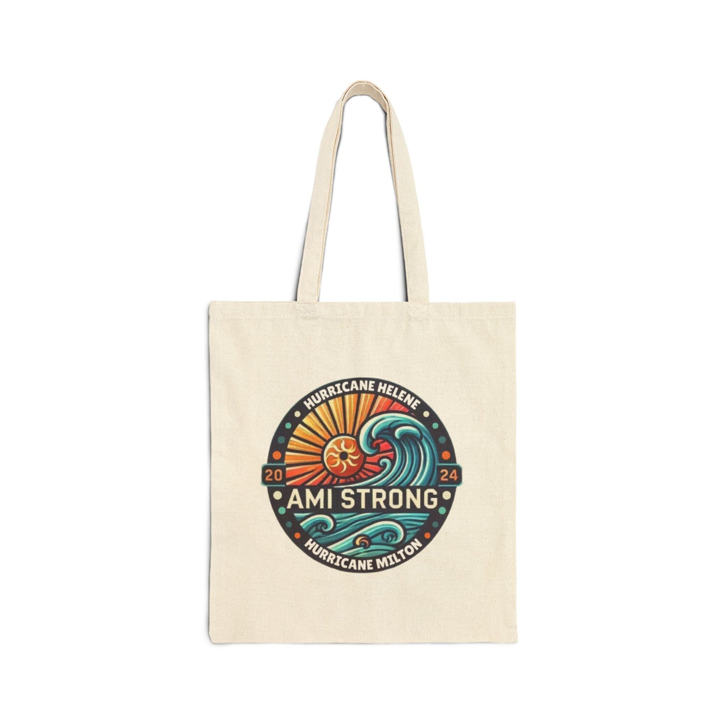 AMI Strong Hurricanes Canvas Tote Bag