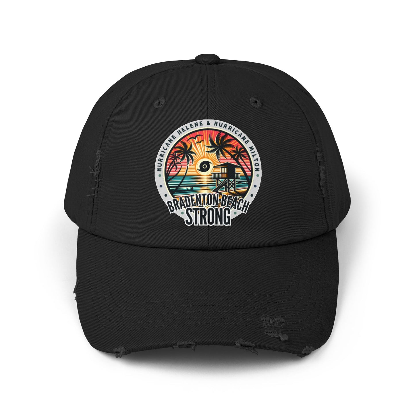 Bradenton Beach Strong Distressed Cap