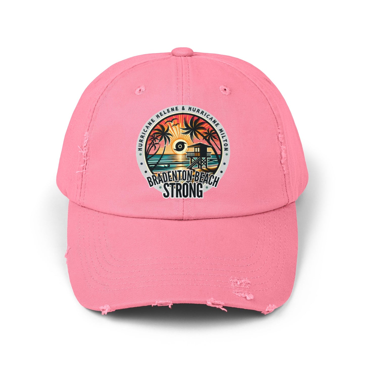 Bradenton Beach Strong Distressed Cap