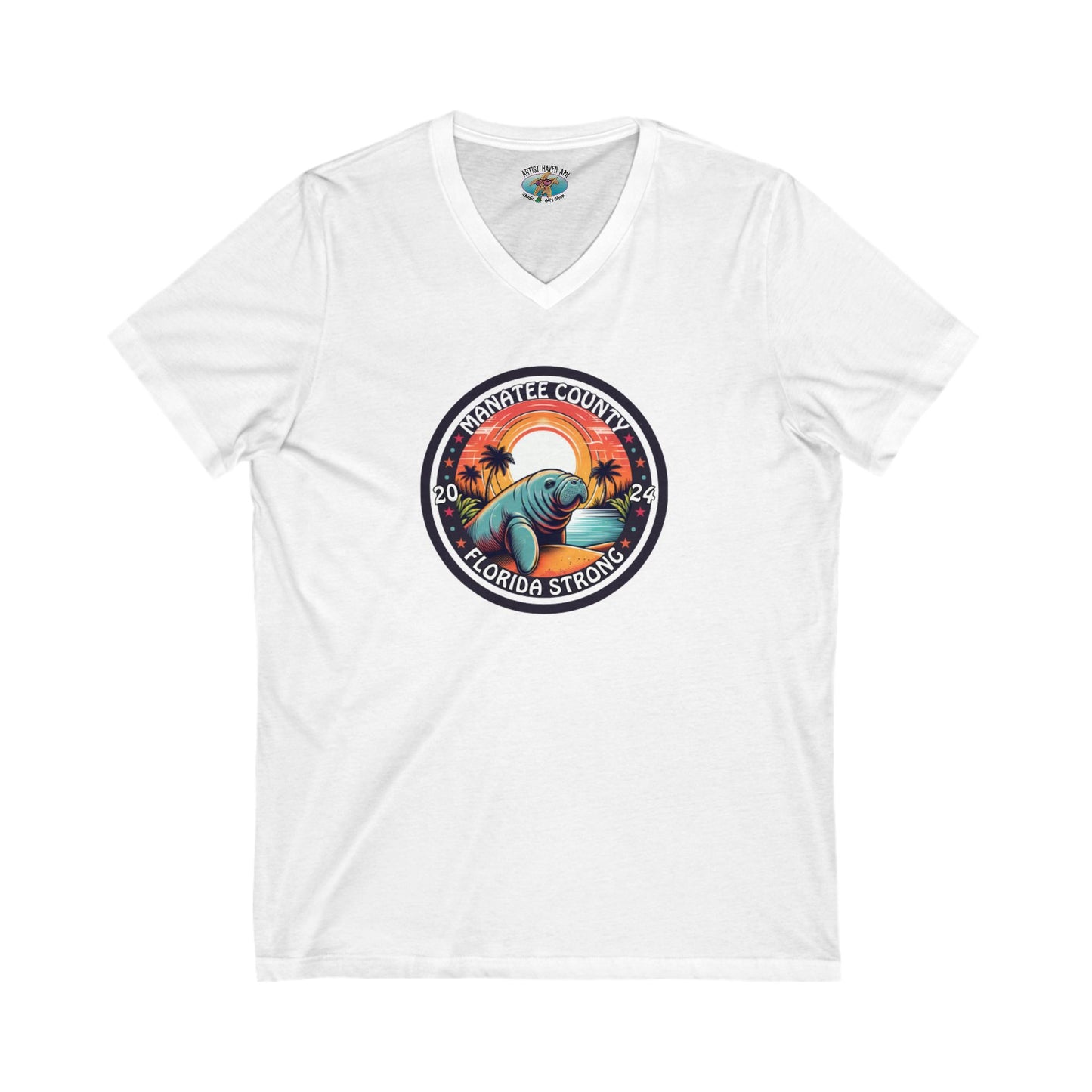 Women's Manatee County V-Neck T-Shirt