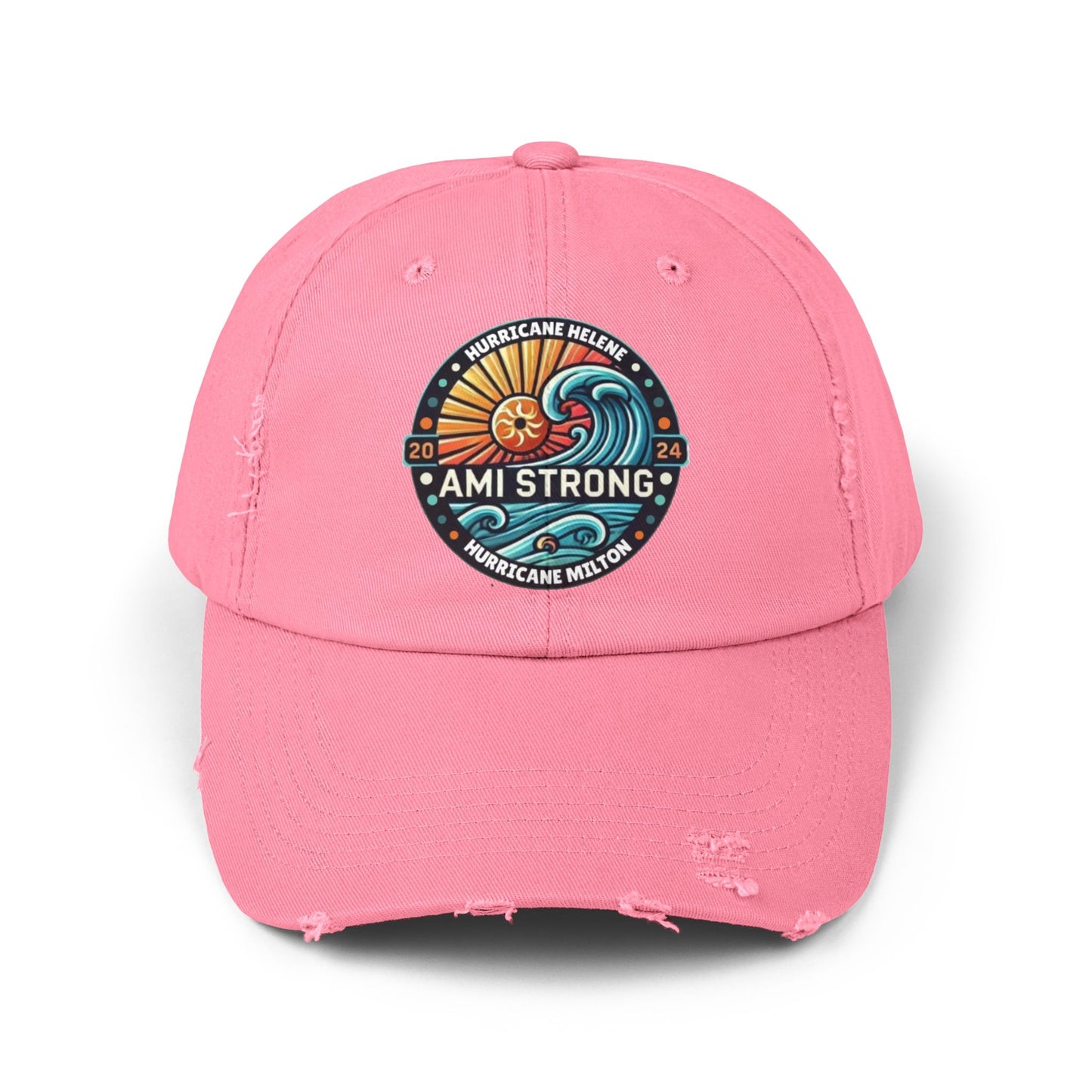 AMI Strong Wave Distressed Cap