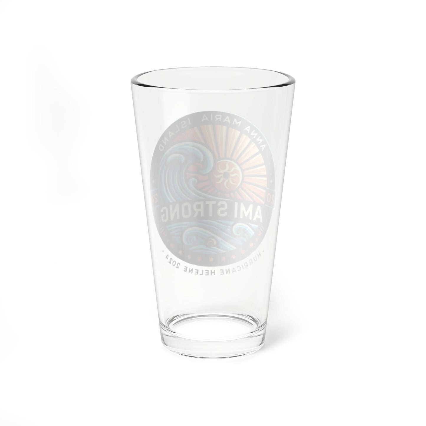 AMI Strong Hurricane Helene 16oz. Glass