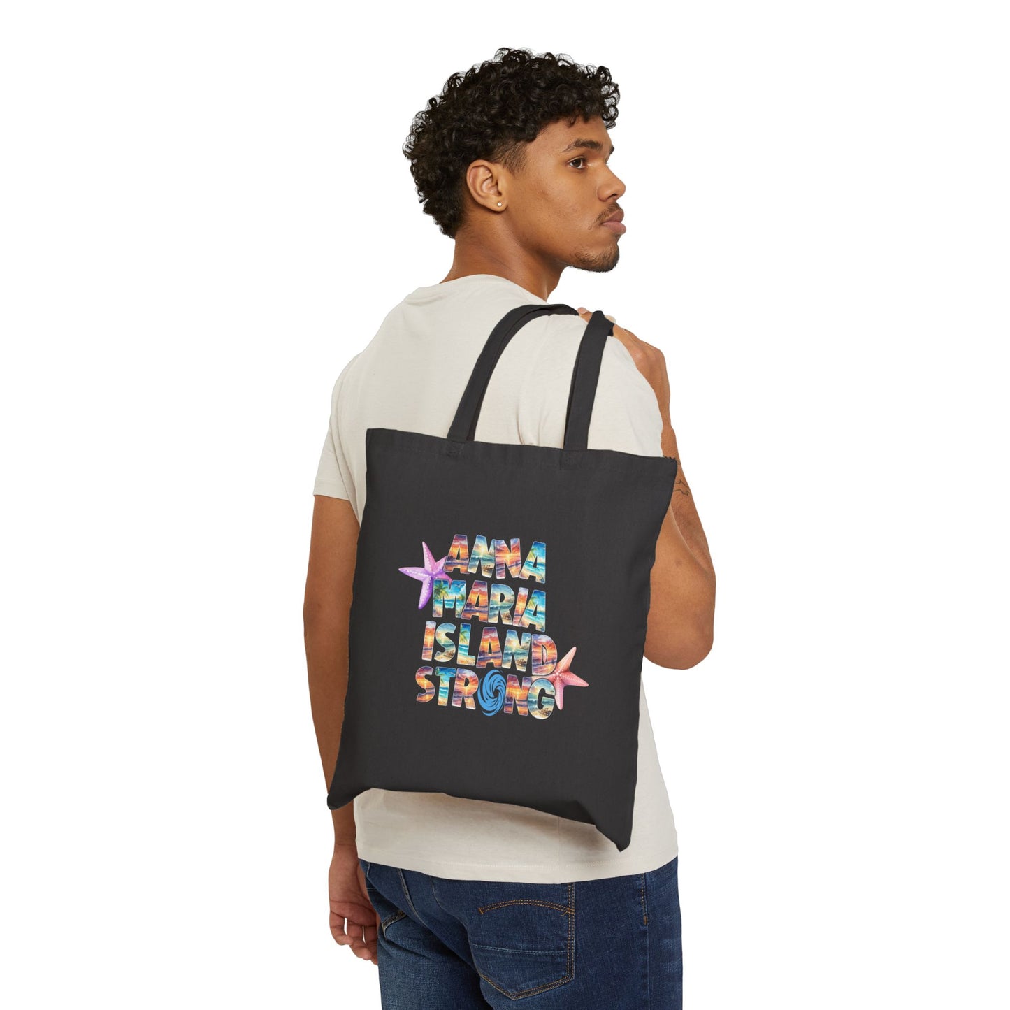 AMI Strong Starfish Canvas Tote Bag