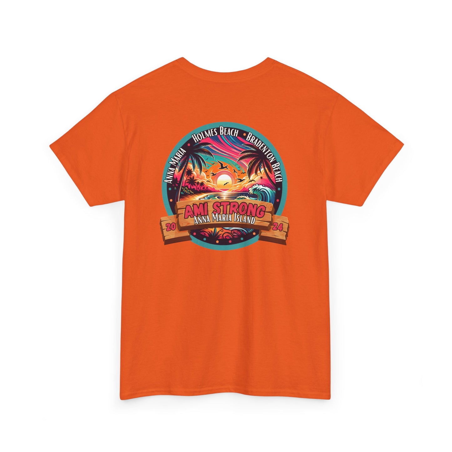 AMI Strong Sunset Dual Sided T-Shirt