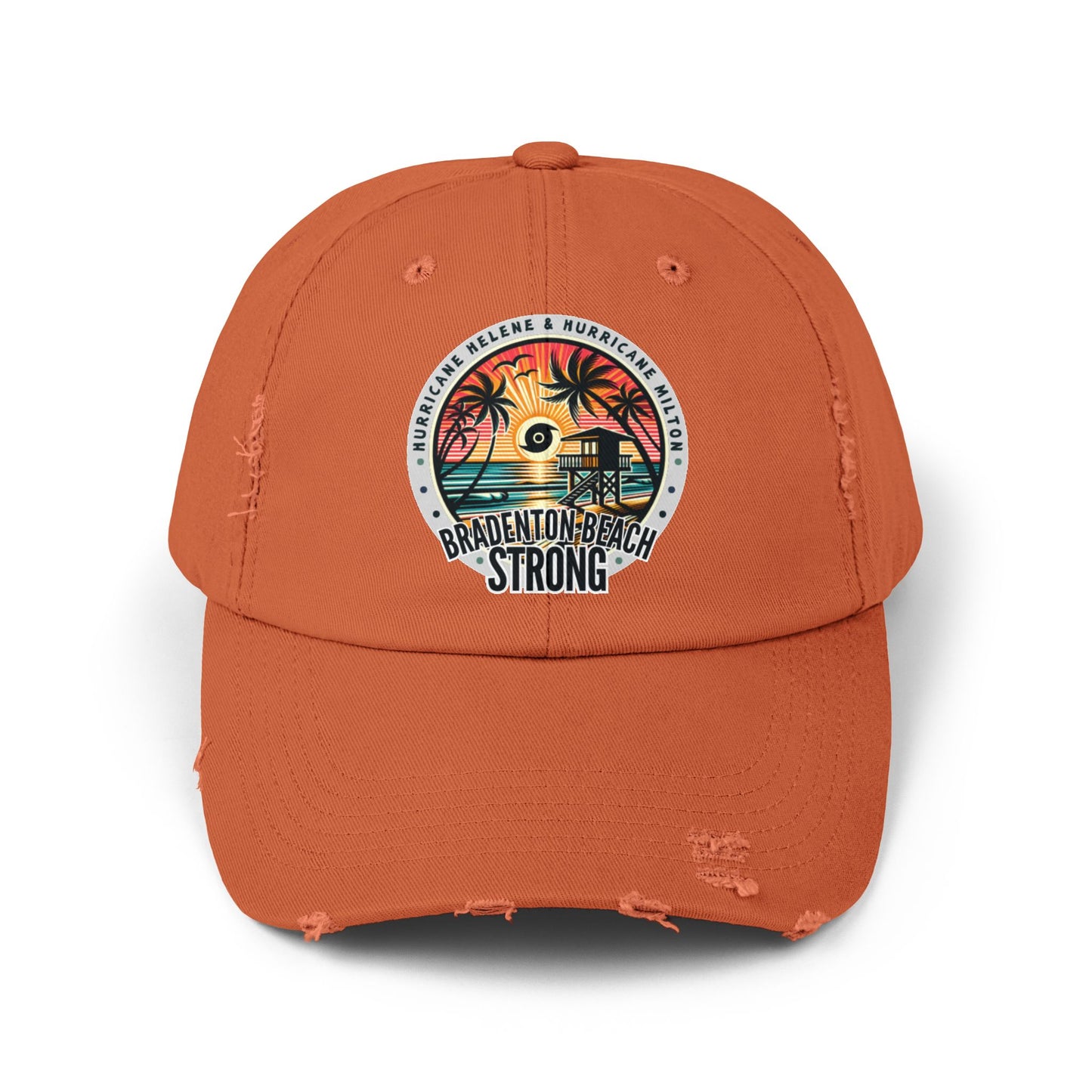 Bradenton Beach Strong Distressed Cap