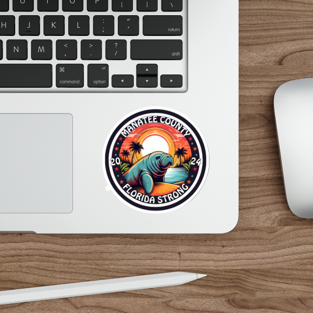 Manatee County 4" Sticker