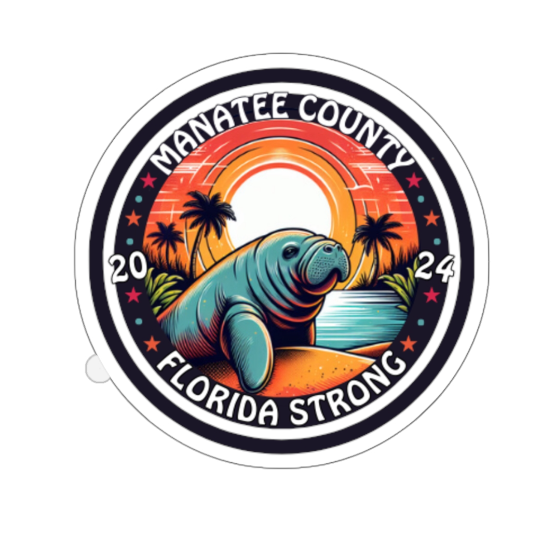 Manatee County 4" Sticker